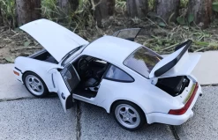 Welly 1/18 Porsche 911 Turbo 964 (White) Diecast Car Model -Toy vehicles QQ20191124113844 76669.1574624661