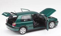 1/18 Norev 1996 Volkswagen VW Golf III VR6 3rd Generation (MK3/A3, Typ 1H/1E/1V; 1991–1998) (Green) Diecast Car Model -Toy vehicles QQ20191128202100 05311.1575001722