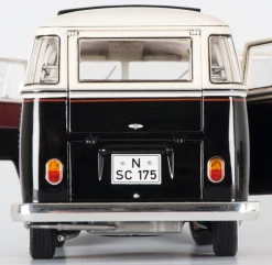 1/18 Schuco Volkswagen VW T1b Samba (Black / White) Diecast Car Model -Toy vehicles QQ20200226225849 43489.1582786867