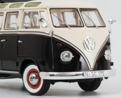 1/18 Schuco Volkswagen VW T1b Samba (Black / White) Diecast Car Model -Toy vehicles QQ20200226225930 20283.1582786881