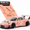 1/64 Tarmac Works TW 2018 Porsche 911 GT3 R Pink Pig Car Model -Toy vehicles QQ20200405150626 93231.1586124638