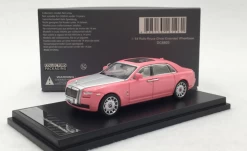 DC 1/64 Rolls-Royce Ghost EWB Extended Wheelbase (Pink) Diecast Car Model