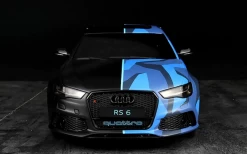 1/18 GT Spirit GTSpirit Audi RS6 Avant (Blue Camouflage) Resin Car Model Limited -Toy vehicles QQ20200710204618 69050.1594439222