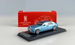 1/64 Rolls-Royce Phantom VIII 8th Generation (Silver Blue) Car Model