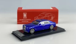 1/64 Rolls-Royce Phantom VIII 8th Generation (Blue) Car Model