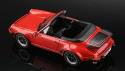 Norev 1/18 1987 Porsche 911 930 Turbo Cabriolet Red Diecast Car Model -Toy vehicles QQ20201220094952 13749.1608486794