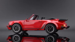 Norev 1/18 1987 Porsche 911 930 Turbo Cabriolet Red Diecast Car Model -Toy vehicles QQ20201220095032 05071.1608486815