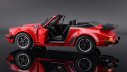 Norev 1/18 1987 Porsche 911 930 Turbo Cabriolet Red Diecast Car Model -Toy vehicles QQ20201220095131 17655.1608486818