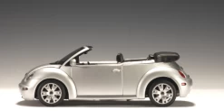 1/18 AUTOart Volkswagen VW New Beetle Cabriolet - Reflex Silver Metallic Diecast Car Model -Toy vehicles QQ20210105225005 98564.1609916013