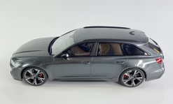 1/18 Top Speed Audi RS6 Avant Carbon Black (Daytona Grey) Resin Car Model -Toy vehicles QQ20210427123515 03989.1619552173