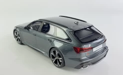1/18 Top Speed Audi RS6 Avant Carbon Black (Daytona Grey) Resin Car Model -Toy vehicles QQ20210427123523 84140.1619552172
