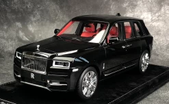 1/18 HH Model Rolls-Royce Cullinan (Diamond Black With Red Interior) Resin Car Model Limited 50 Pieces