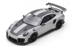 1/18 Spark 2018 Porsche 911 GT2 RS Weissach Package (Chalk Grey) Car Model