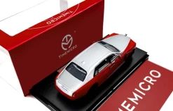 1/64 Time Micro Rolls-Royce RR Phantom VIII Phantom 8 Red With Silver Top Coca-Cola Edition Car Model
