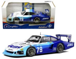 1/18 Solido Porsche 935 Moby Dick 24H Le Mans 1982 #79 Fitzpatrick Hobbs Diecast Car Model