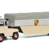 1/64 Schuco Volkswagen VW T1 Continental Motors Porsche Race Car Transporter (Beige) Model -Toy vehicles QQ20220301173135 51120.1646184798