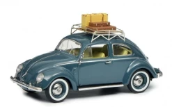 1/43 Schuco Volkswagen Beetle Oval Travel Time With Luggage Diecast Car Model