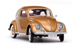 1/12 Sunstar 1955 Volkswagen VW Beetle Saloon (Gold) Diecast Car Model