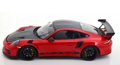 1/18 Minichamps 2019 Porsche 911 (991.2) GT3 RS Weissach Package With Side "GT3 RS" Print (Guards Red With Black Rims) Car Model Limited 111 Pieces -Toy vehicles QQ20220329150549 06011.1648591689