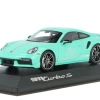 1/43 Dealer Edition Porsche 911 Turbo S China 20th Anniversary Edition (Mint Green) Car Model