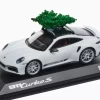 1/43 Dealer Edition 2021 Porsche 911 (992) Turbo S Christmas Edition (White) Car Model -Toy vehicles QQ20220329223438 58628.1648618562