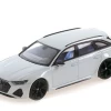 1/43 Minichamps 2020 Audi RS6 C8 Avant (Glacier White Metallic) Car Model -Toy vehicles QQ20220405104812 59709.1654411859
