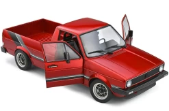 1/18 Solido 1982 Volkswagen Caddy Mk1 Red Custom Diecast Car Model -Toy vehicles QQ20220505144744 81142.1651787332