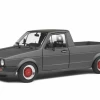 1/18 Solido 1982 Volkswagen VW Caddy MK1 Custom II (Matte Dark Grey) Diecast Car Model -Toy vehicles QQ20220506115231 94002.1651863252
