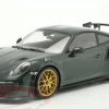 1/18 Minichamps 2018 Porsche 911 (991.2) GT2 RS Weissach Package (British Racing Green With Golden Wheels) Car Model -Toy vehicles QQ20220630134338 08929.1656621939