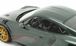 1/18 Minichamps 2018 Porsche 911 (991.2) GT2 RS Weissach Package (British Racing Green With Golden Wheels) Car Model -Toy vehicles QQ20220630134400 68212.1656621935