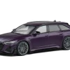 1/43 Solido 2022 Audi RS6 RS6-R (C8) ABT (Matte Purple) Diecast Car Model