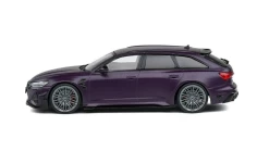 1/43 Solido 2022 Audi RS6 RS6-R (C8) ABT (Matte Purple) Diecast Car Model -Toy vehicles QQ20220704143923 84673.1656970818