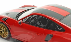 1/18 Minichamps 2018 Porsche 911 (991.2) GT2 RS Weissach Package (Red With Golden Wheels) Car Model -Toy vehicles QQ20220707112837 77316.1657218579
