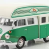Volkswagen Type 2 (T1) Camper Van Green And White "Outdoor Camping Explore The Forest" 1/24 Diecast Model Car By Motormax -Toy vehicles QQ20220712130149 58178.1657656178