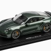 1/18 Dealer Edition 2021 Porsche 911 Turbo S 992 (Island Green) Resin Car Model Limited -Toy vehicles QQ20220719100450 79711.1658250387