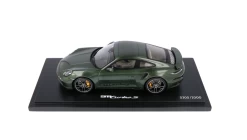1/18 Dealer Edition 2021 Porsche 911 Turbo S 992 (Island Green) Resin Car Model Limited -Toy vehicles QQ20220719100615 49372.1658250386