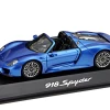 1/43 Dealer Edition 2014 Porsche 918 Spyder (Blue Metallic) Car Model -Toy vehicles QQ20220724205401 53726.1658721335
