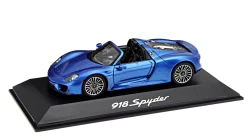 1/43 Dealer Edition 2014 Porsche 918 Spyder (Blue Metallic) Car Model