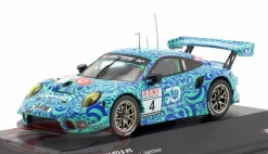 1/43 Ixo 2018 Porsche 911 GT3 R #4 VLN 7 Nürburgring Falken Motorsports Schnabl Engineering Martin Ragginger, Nick Tandy, Laurens Vanthoor Car Model