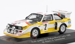 1/43 CMR 1986 Audi Quattro Sport E2 Night Version #2 4th Rallye Monte Carlo Team Audi Sport Car Model