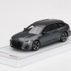 1/43 TSM 2019 Audi RS 6 Avant (C8) (Daytona Grey) Car Model -Toy vehicles QQ20220805072816 41654.1659709774