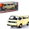 1/24 Motormax Volkswagen Type 2 (T3) Van (Beige) Diecast Car Model -Toy vehicles QQ20220906212719 72378.1662524880