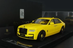 1/18 HH Rolls-Royce 2nd Generation Ghost Black Badge (Monaco Yellow) Resin Car Model Limited 30 Pieces Resin Car Model Limited 30 Pieces