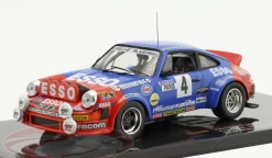 1/43 Ixo 1982 Porsche 911 SC #4 4th Rally Monte Carlo Almeras Eminence Porsche Racing Team Guy Frequelin, Jean-Francois Fauchille Car Model