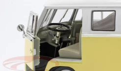 1/18 Road Signature 1962 Volkswagen Microbus With Roof Rack And Luggage (Yellow And White) Diecast Model -Toy vehicles QQ20221104074002 48564.1667572830