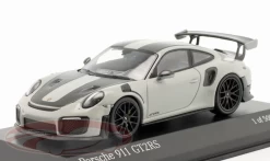 1/43 Minichamps 2018 Porsche 911 (991.2) GT2 RS Weissach Package (Chalk Grey With Black Rims) Car Model