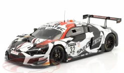 1/18 Spark 2021 Audi R8 LMS GT3 #32 2nd 24h Spa Audi Sport Team HRT Dries Vanthoor, Kelvin Van Der Linde, Charles Weerts Car Model