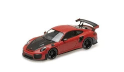 1/18 Minichamps 2018 Porsche 911 (991.2) GT2 RS (Carmine Red With Black Wheels) Car Model