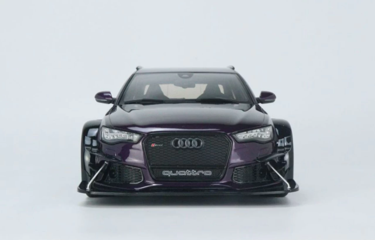 1/18 GT Spirit Audi RS6 Avant (C7) With Body Kit & Roof Luggage (Purple) Resin Car Model 6 1/18 GT Spirit Audi RS6 Avant (C7) With Body Kit & Roof Luggage (Purple) Resin Car Model - Image 4