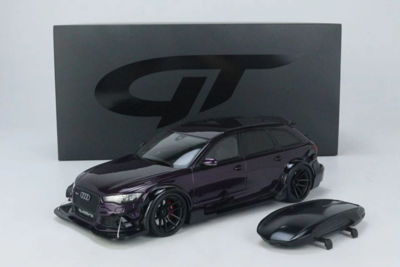 1/18 GT Spirit Audi RS6 Avant (C7) With Body Kit & Roof Luggage (Purple) Resin Car Model 3 1/18 GT Spirit Audi RS6 Avant (C7) With Body Kit & Roof Luggage (Purple) Resin Car Model